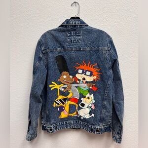 Members Only x Nickelodeon Rugrats Denim UNISEX Jacket Size M